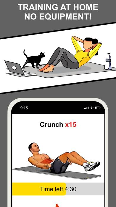 30 day Fitness Coach at home App screenshot #2