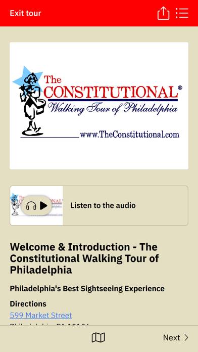 Walking Tour of Philadelphia App screenshot #2