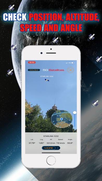 5G Satellites in AR Live App screenshot #3
