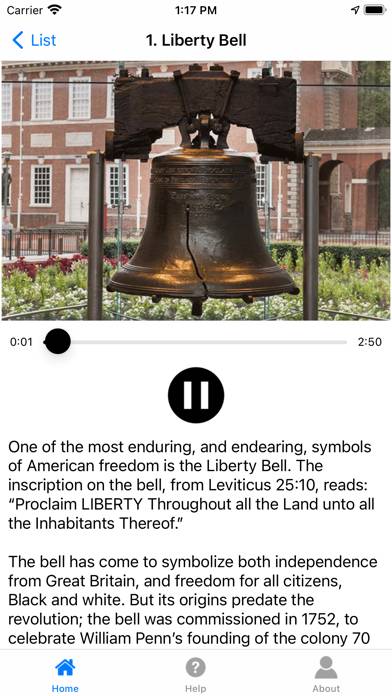 Philadelphia History Tour App screenshot #4