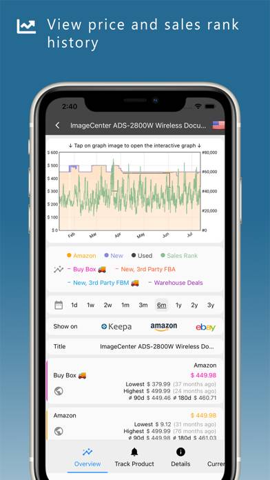 Keepa · Price Tracker App-Screenshot #1