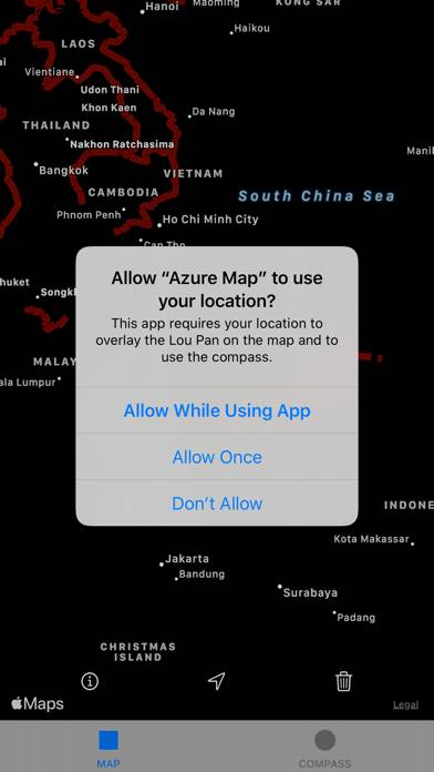 Azure Map App screenshot