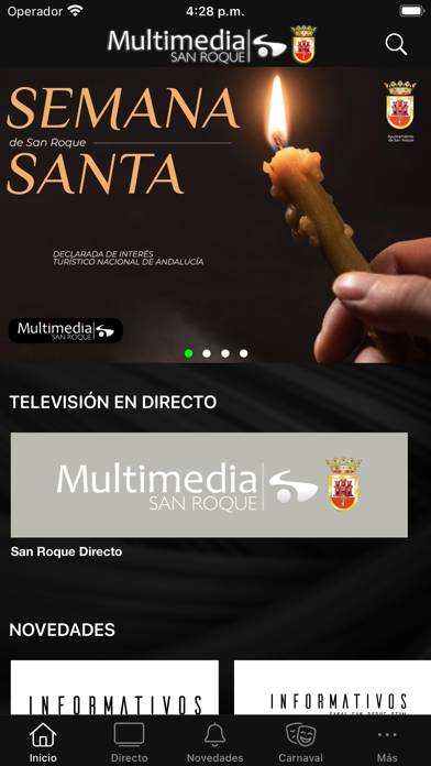 Multimedia San Roque TV Captura de pantalla de la aplicación #2