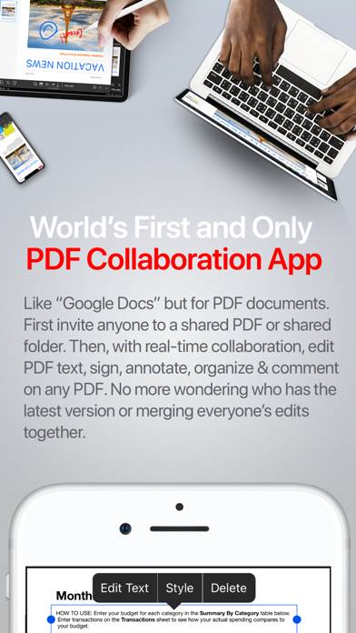 PDF Edit Pro: Acrobat Expert Captura de pantalla de la aplicación #4