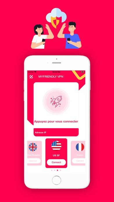 MyFriendlyVPN : Fast & Secured Capture d'écran de l'application