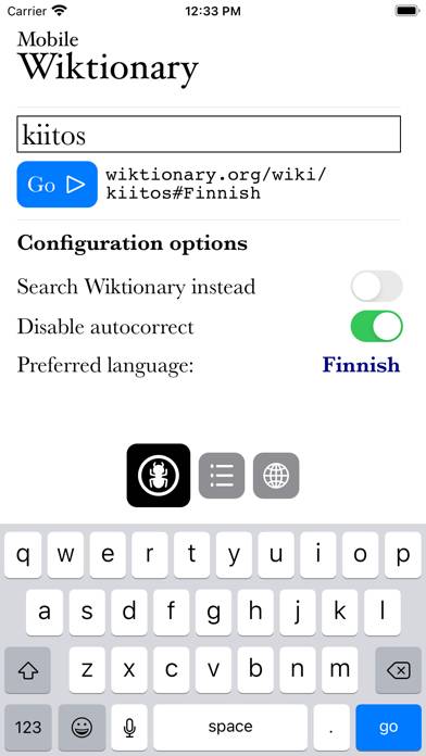 Mobile Wiktionary