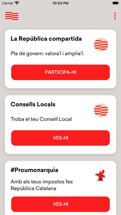 Consell República Catalana App screenshot