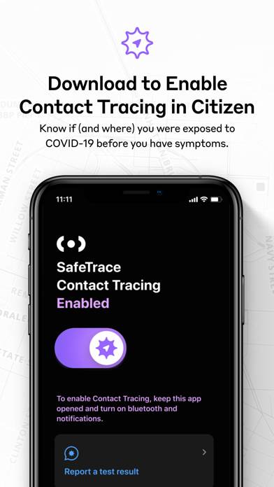 Citizen SafeTrace App screenshot #1