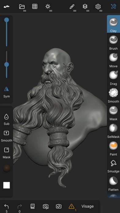 Nomad Sculpt Capture d'écran de l'application