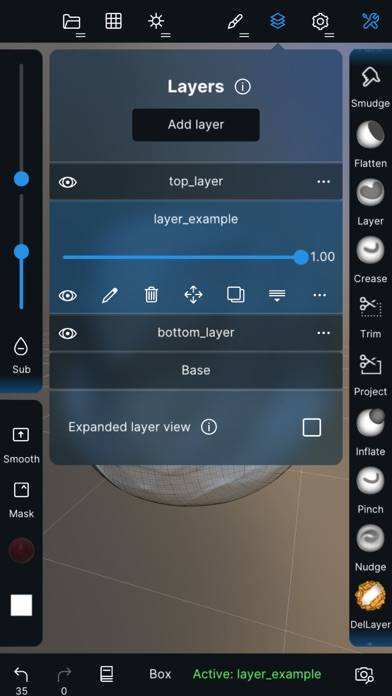 Nomad Sculpt Capture d'écran de l'application