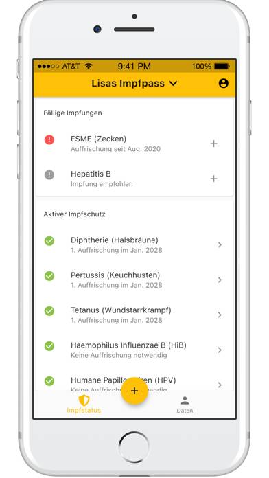 Digitaler Impfpass plus App-Screenshot #1