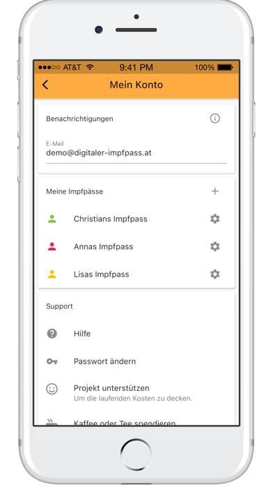 Digitaler Impfpass plus App-Screenshot #3