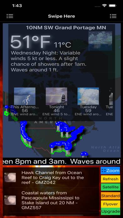 Instant Marine Forecast Pro App screenshot #1