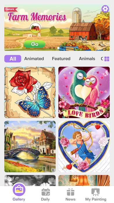 Tap Color Pro: Color By Number App screenshot #1