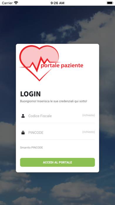 Portale paziente App screenshot #2