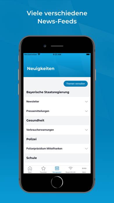 BayernApp App-Screenshot