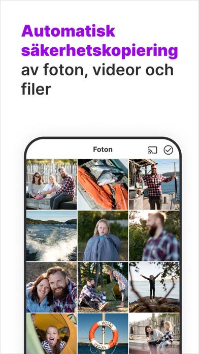 Telia Cloud skärmdump