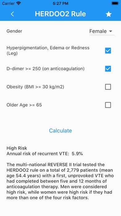 Respiratory Calculators Schermata dell'app #4