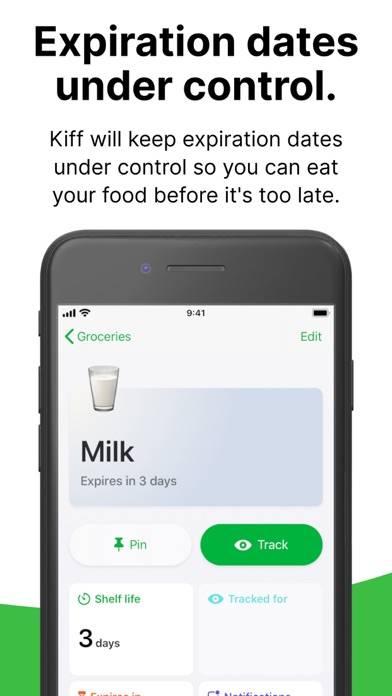 Kiff: Food expiration tracker Captura de pantalla de la aplicación #5