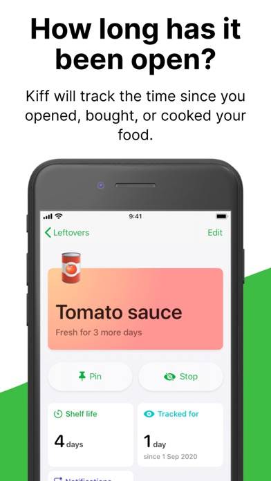 Kiff: Food expiration tracker Captura de pantalla de la aplicación #6