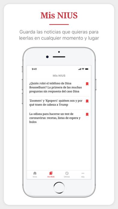 NIUS: Actualidad e información Captura de pantalla de la aplicación #3