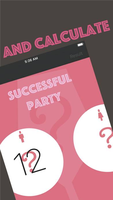 Party alcohol calculator App screenshot #2