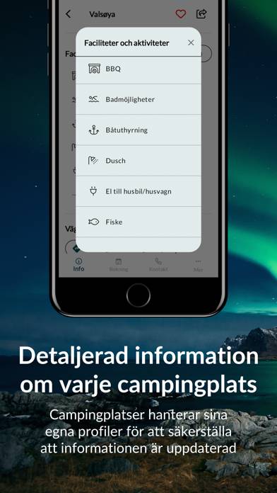 Campio: Hitta och boka camping App skärmdump