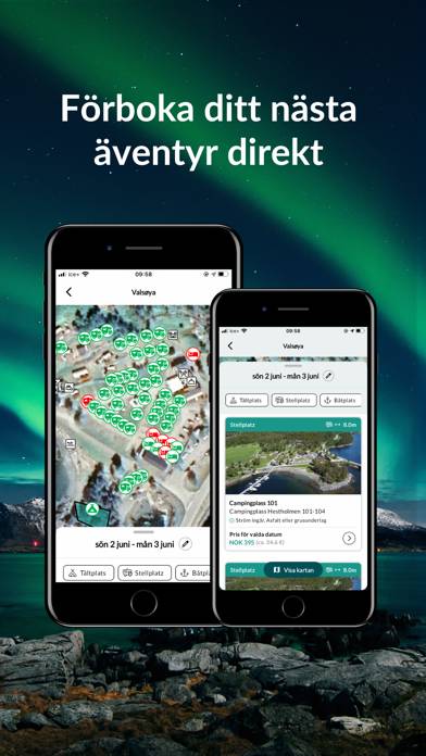 Campio: Hitta och boka camping App skärmdump