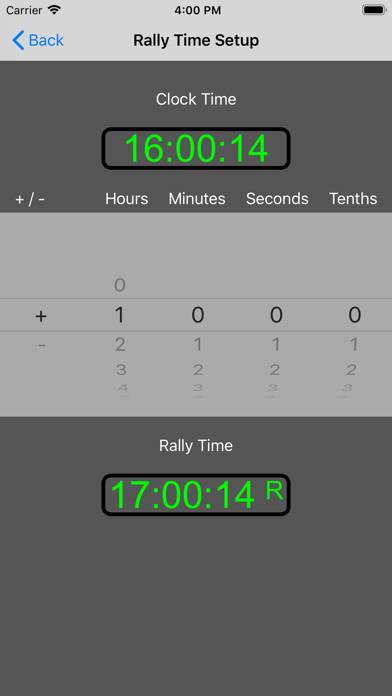 12 Car Rally Timer App-Screenshot #3