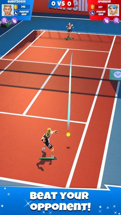 Tennis Go: World Tour 3D Captura de pantalla de la aplicación #3