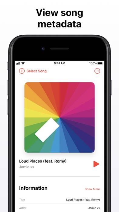 Music Info  Song Metadata App screenshot #1