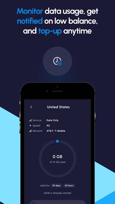 Nomad eSIM: Prepaid Data Plan Schermata dell'app #4