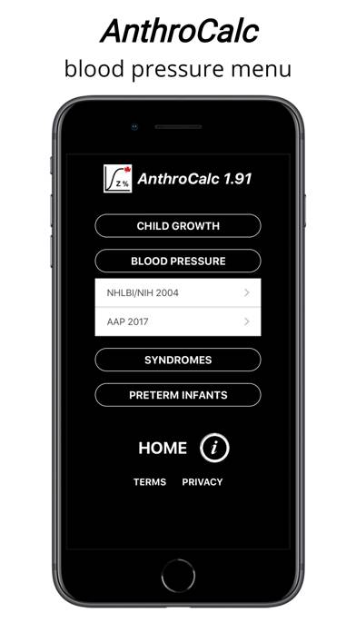 AnthroCalc Скриншот приложения