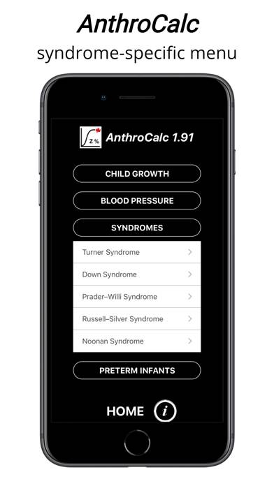 AnthroCalc Скриншот приложения