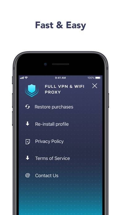 Full VPN & Wi-fi proxy Schermata dell'app
