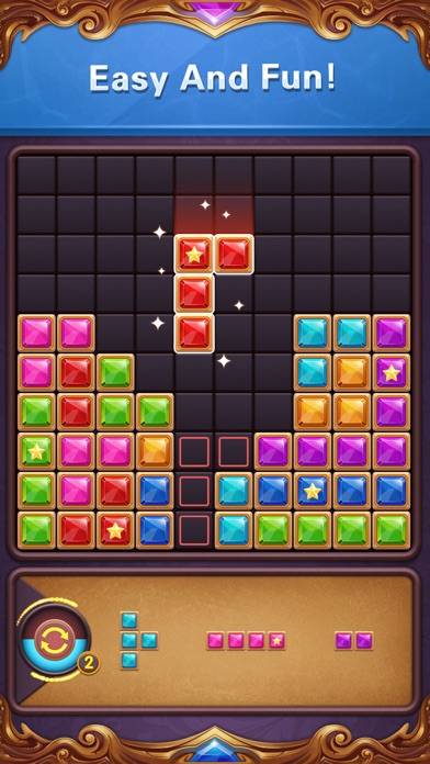 Block Puzzle: Diamond Star Uygulama ekran görüntüsü #2
