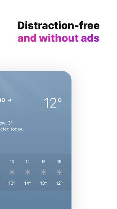 Tiny Weather: Simple forecasts App-Screenshot