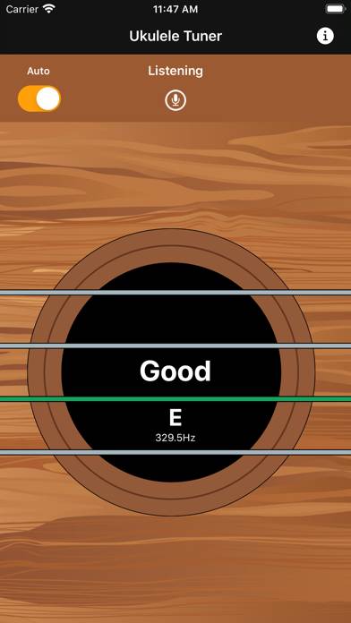 Ukulele String Tuner screenshot