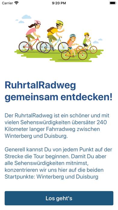 RuhrtalRadweg Companion App-Screenshot #1