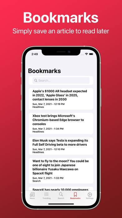 Ruby – News Reader App screenshot #4