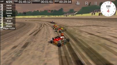 Dirt Track Kart Racing Tour capture d'écran