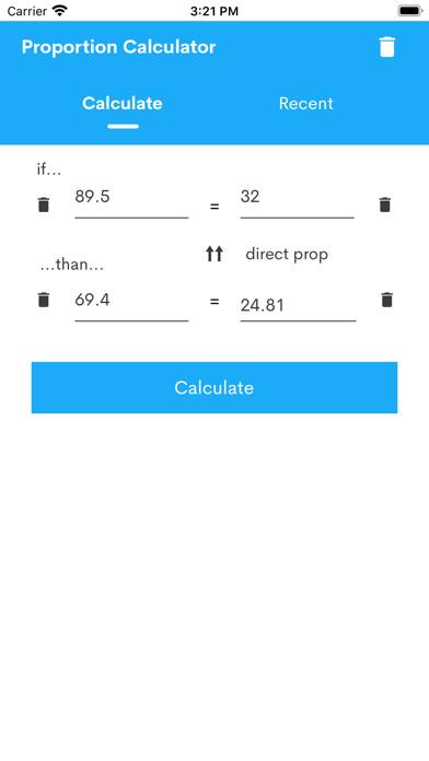 Ratio Calculator Captura de pantalla de la aplicación #2
