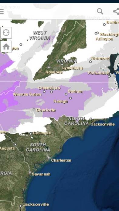 Winter Storm Tracker Pro App screenshot