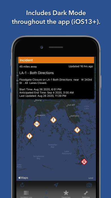 Louisiana State Roads App screenshot