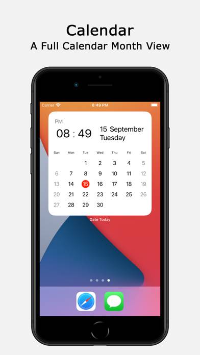 Date Today App-Screenshot