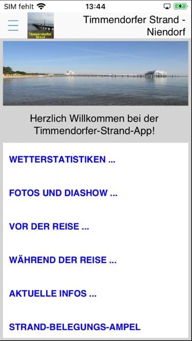 TimmendorferStrand UrlaubsApp App screenshot #1