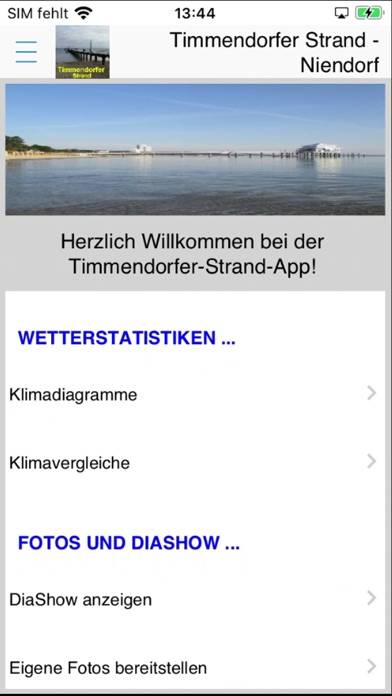 TimmendorferStrand UrlaubsApp App-Screenshot #2
