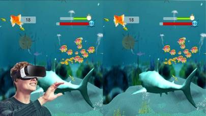 VR Angry Wild Shark Simulator App screenshot #3