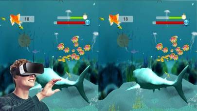 VR Angry Wild Shark Simulator game screenshot
