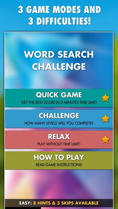 Word Search Challenge PRO game screenshot